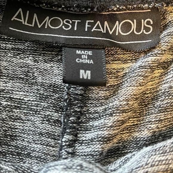 Almost Famous Gray & Black Joggers - Picture 6 of 7